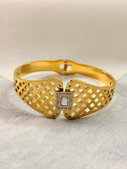 Lattice Cuff Bracelet